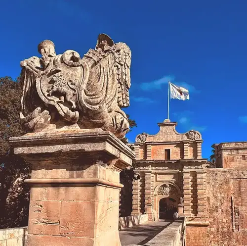 Malta (Mdina) entrance to Silent City